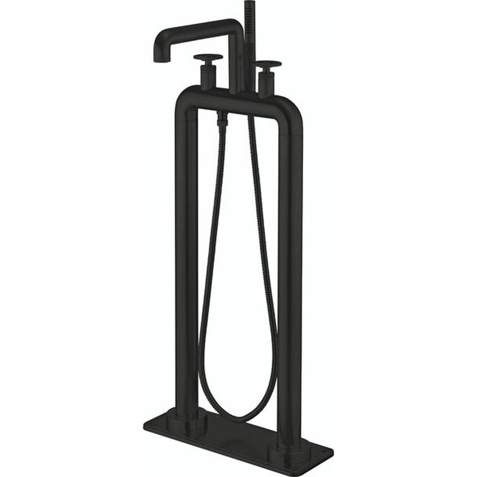 Crosswater Free standing Bath Filler Tap & Shower Kit - Matt Black