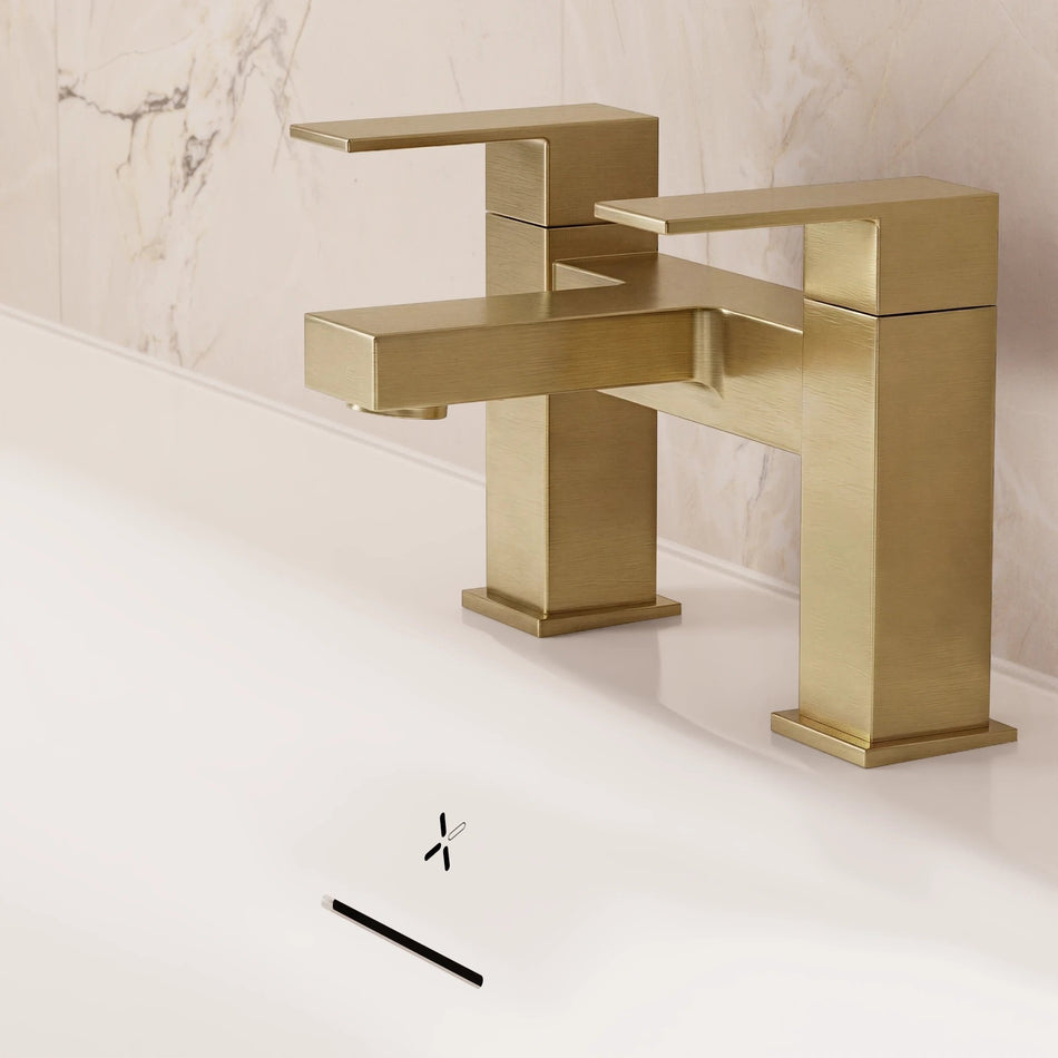 Crosswater Verge Bath Filler Tap - Brushed Brass