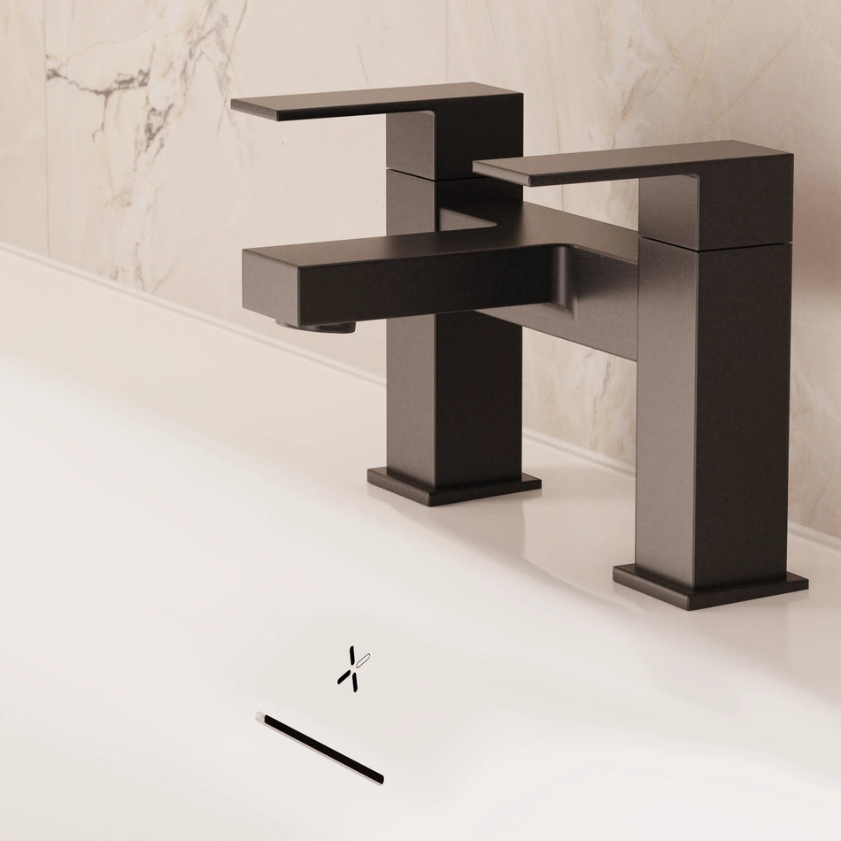 Crosswater Verge Bath Filler Tap - Matt Black