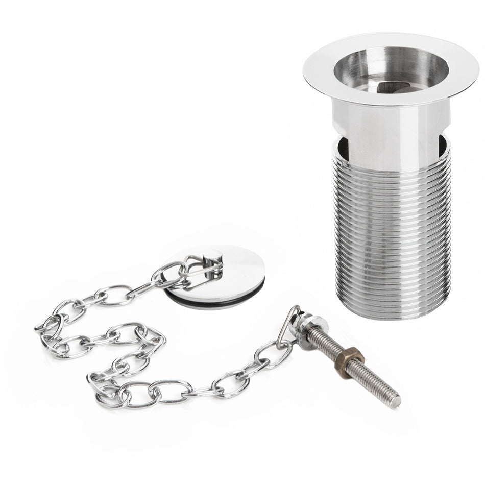 Bristan Basin Waste With Plug Slotted - Chrome