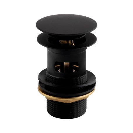 Bristan Round Clicker Basin Waste Slotted - Black