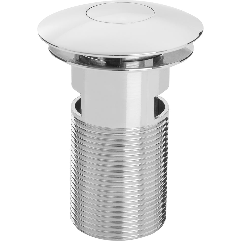 Bristan Round Slotted Push Basin Waste - Chrome