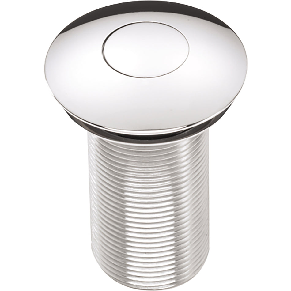 Bristan Round Push Basin Waste Unslotted - Chrome
