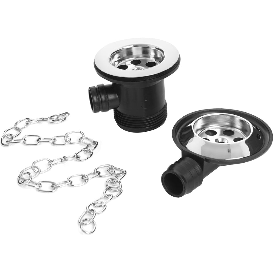 Bristan Bath Waste With Abs Plug Slotted - Chrome