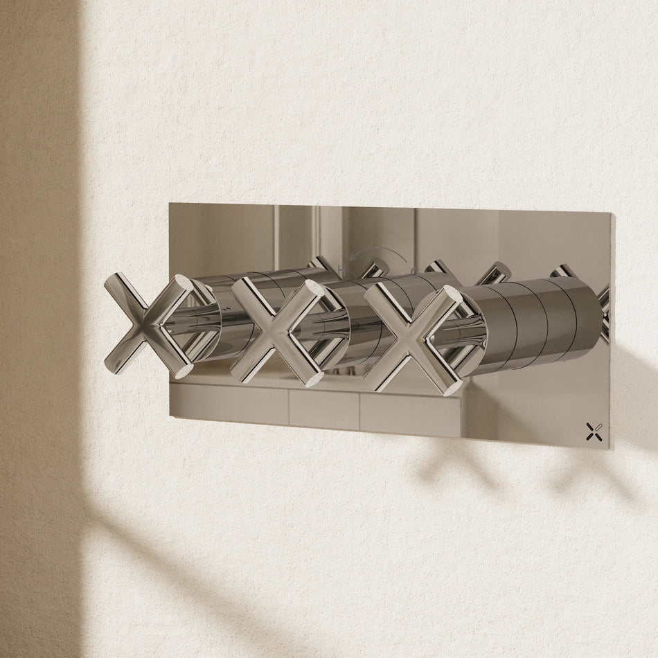 Crosswater Celeste Concealed Thermostatic Shower Valve With 2 Way Diverter - Chrome