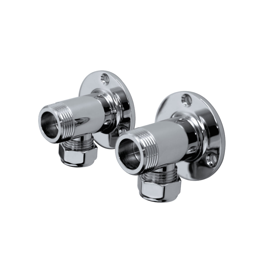 Bristan Wall Mounted Pipework Fittings - Chrome
