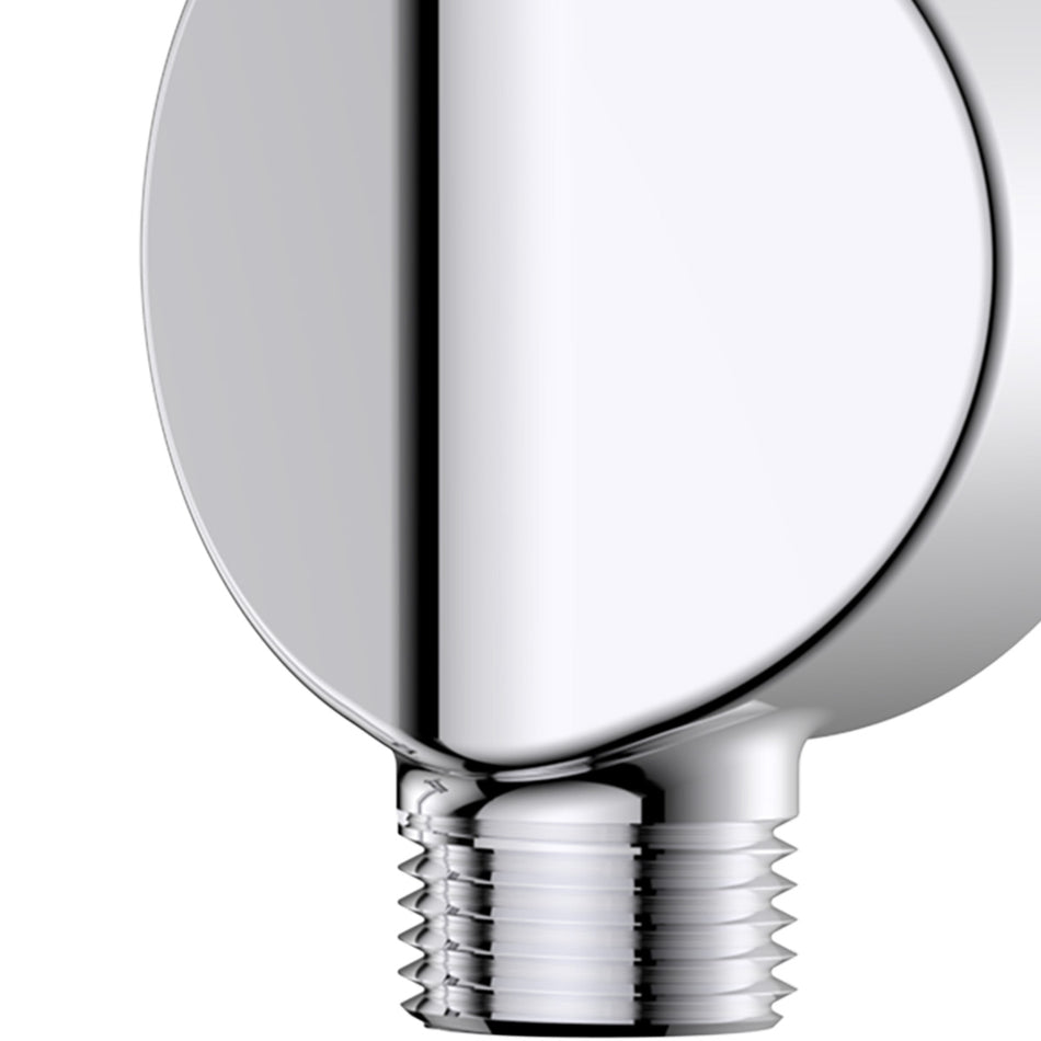 Bristan Round Shower Wall Outlet Elbow - Chrome