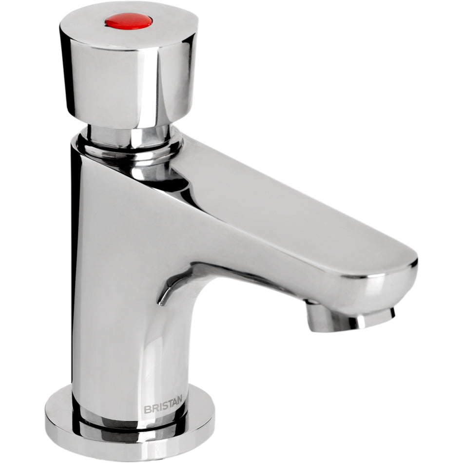 Bristan Single Soft Touch Timed Flow Basin Mixer Tap - Chrome