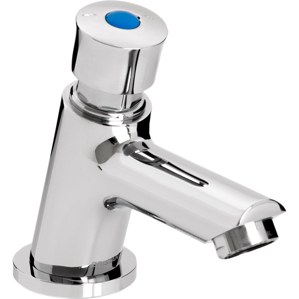 Bristan Single Luxury Soft Touch Timed Flow Basin Mixer Tap - Chrome